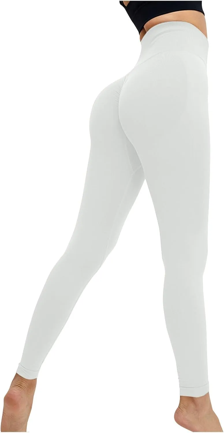 Women's Stretchy Yoga Pants with Pocket, Leggings with Side Pockets, Women's Casual Pants