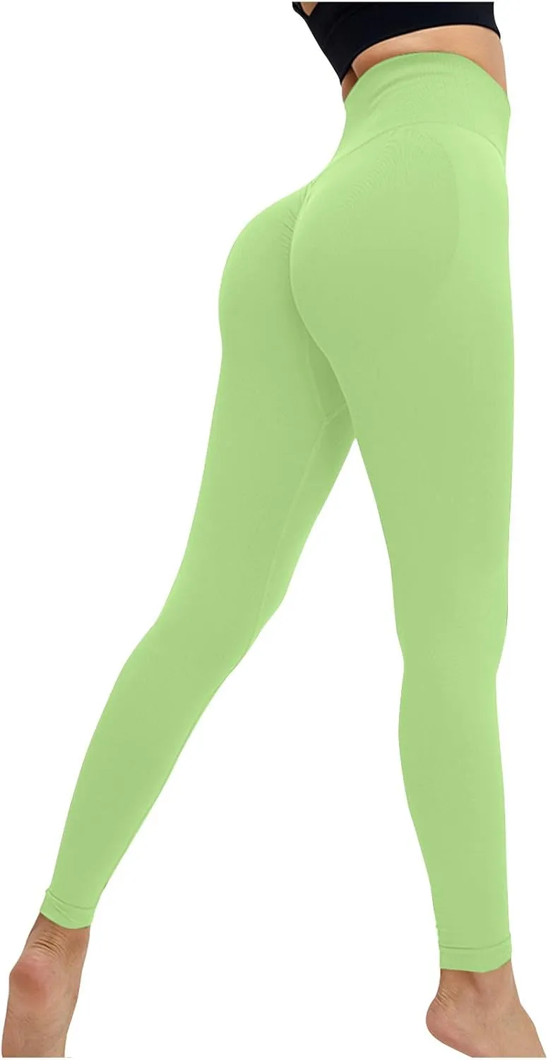 Women's Stretchy Yoga Pants with Pocket, Leggings with Side Pockets, Women's Casual Pants