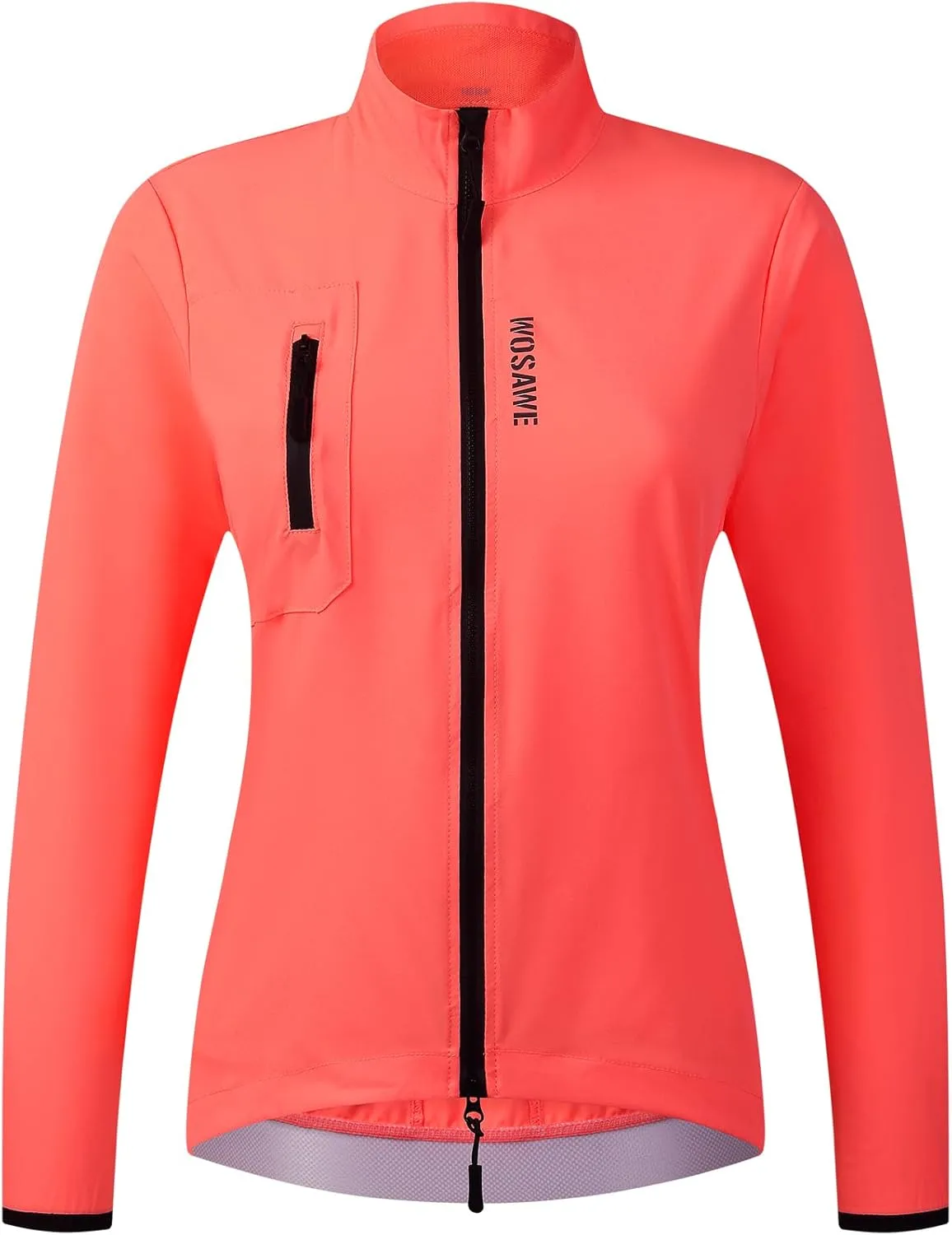 WOSAWE Women's Cycling Jacket Lightweight Breathable Mountain Bike Tops Running Sports Coat