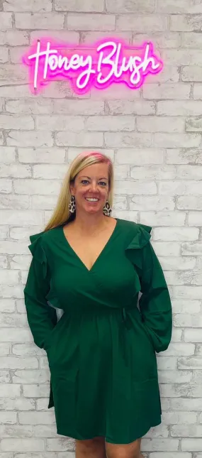 Wrap Midi Dress