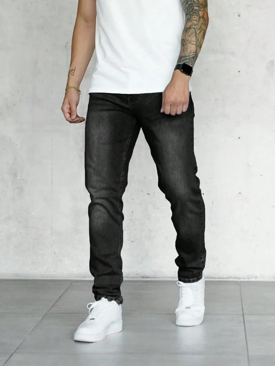 ZAFUL Men's Skinny Jeans Slim Fit Stretch Jeans Washed Flex Jeans Fashion Denim Pants