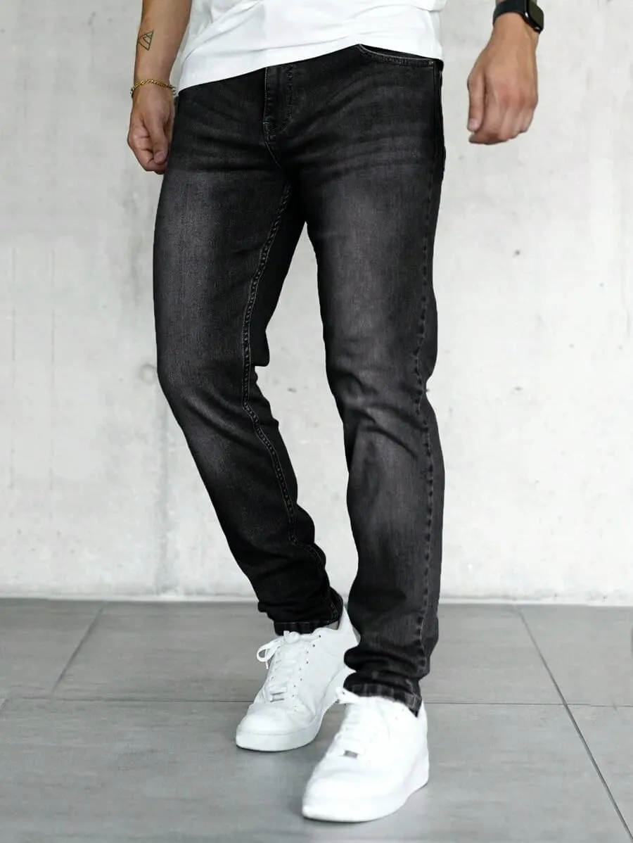 ZAFUL Men's Skinny Jeans Slim Fit Stretch Jeans Washed Flex Jeans Fashion Denim Pants
